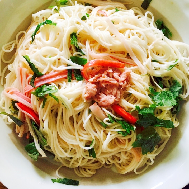 一人ランチ 簡単サラダそうめん レシピ 作り方 By みゅうしろ 楽天レシピ 一人ランチ 簡単サラダそうめん レシピ 作り方 By みゅうしろ 楽天レシピ